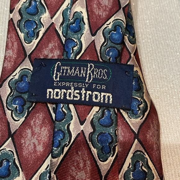 VINTAGE NORDSTROM BY GITTMAN BROS SILK HANDMADE TIE - Picture 5 of 7